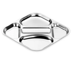 Bra Bandeja Autoservicio 5 Compartimentos Acero Inox