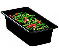 Cambro H-Pan Cubeta Negra Alta Temperatura GN 1/3