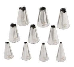 Decora Set De 10 Boquillas De Estrella Francesa