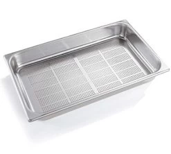 Dobra Cubeta Acero Inox Perforada