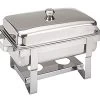 Edenox Chafing Dish Con Tapa Extraíble 1 Edenox Chafing Dish Con Tapa Extraíble -Tienda de cocina edenox chafing dish con tapa extraible 01