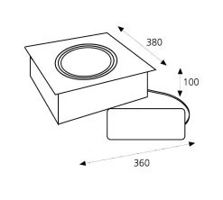 Edenox Placa De Inducción IE-20