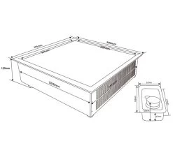 Edenox Placa De Inducción De Encastre IE-35 E -Tienda de cocina edenox cocina induccion encastre ie 35 e 03