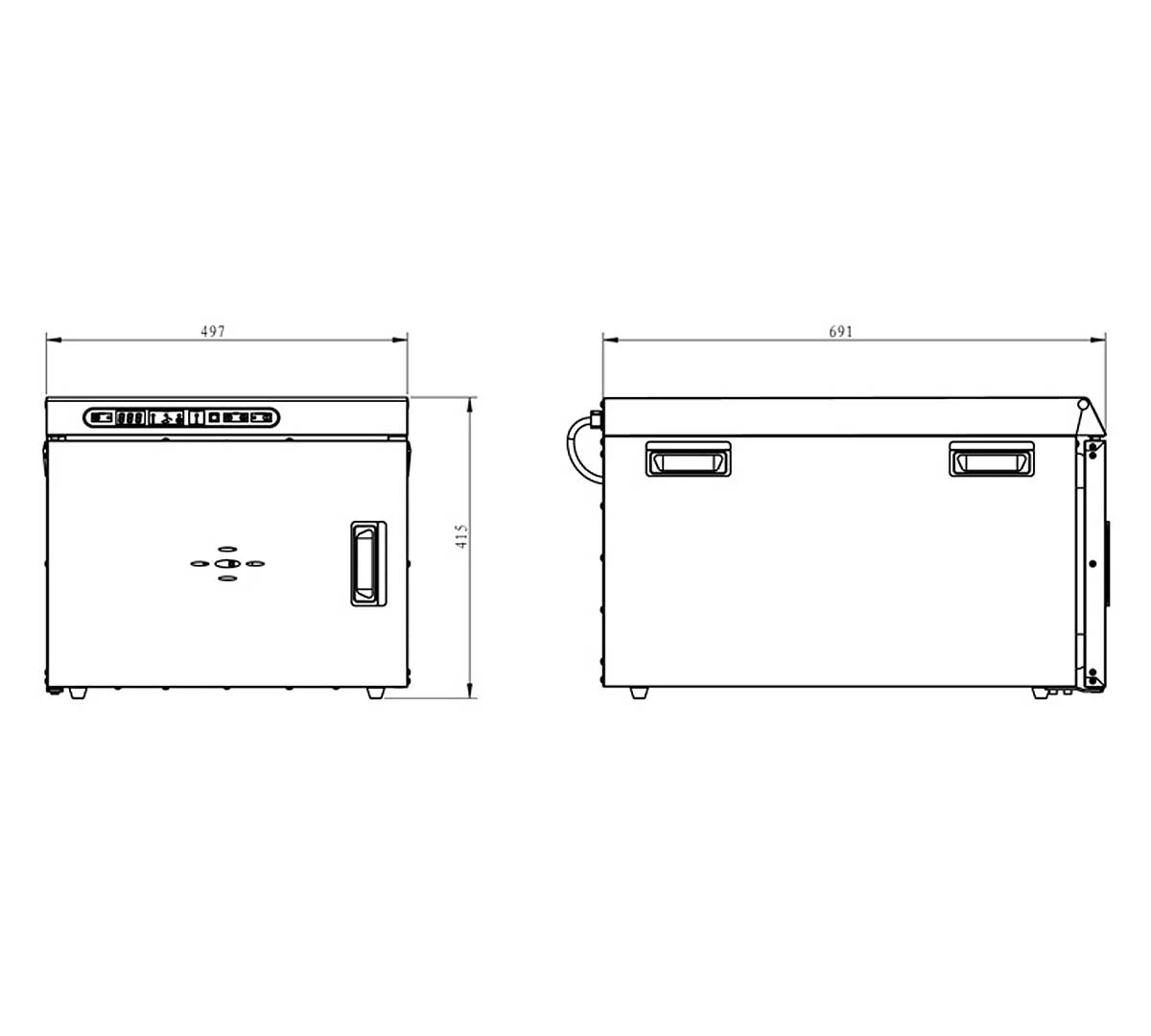 Edenox Horno Regenerador Baja Temperatura HBT-311 3 Edenox Horno Regenerador Baja Temperatura HBT-311 - Imagen 2