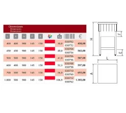 Fricosmos Tajo De Madera Y Fibra Con Faldón