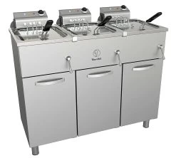 Movilfrit Freidora FAH Triple Cabezal Móvil Pie