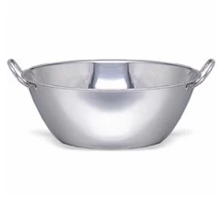 J.L.Blanco Caldero Inox Fondo Plano Con Asas