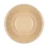 Plato Redondo Hondo De Cartón Kraft Bio - Laminado