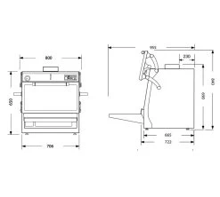 Pira Horno Brasa 70 X Lux ED