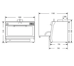 Pira Horno Brasa 120 Lux -Tienda de cocina pira horno brasa pira 120 lux 03