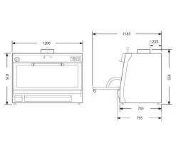 Pira Horno Brasa 120 Silver SD