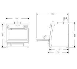 Pira Horno Brasa 90 Silver SD