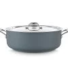 Pujadas Cacerola Baja Con Tapa Cool Line Gris -Tienda de cocina pujadas cacerola baja color cool line 01