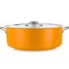 Pujadas Cacerola Baja Con Tapa Cool Line Amarilla -Tienda de cocina pujadas cacerola baja cool line amarilla 01