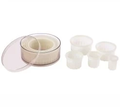 Pujadas Caja De 9 Cortapastas Redondos Rizados Poliglas