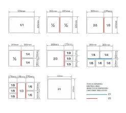 Pujadas Cubeta Acero Inox GN 2/4