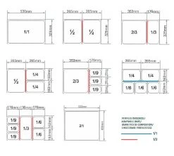Pujadas Cubeta Classic Melamina Blanca GN 1/1 -Tienda de cocina pujadas cubeta gastronorm melamina blanca gn 1 1 04