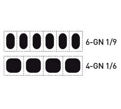 Pujadas Presentador Cubetas GN Inox