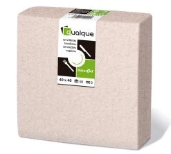 Qualque Servilleta Tissue Microcel 40x40 Punta A Punta