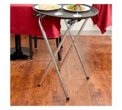 TableCraft Soporte Bandejas Tijera Cromado