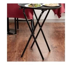 TableCraft Soporte Bandejas Cromado Negro