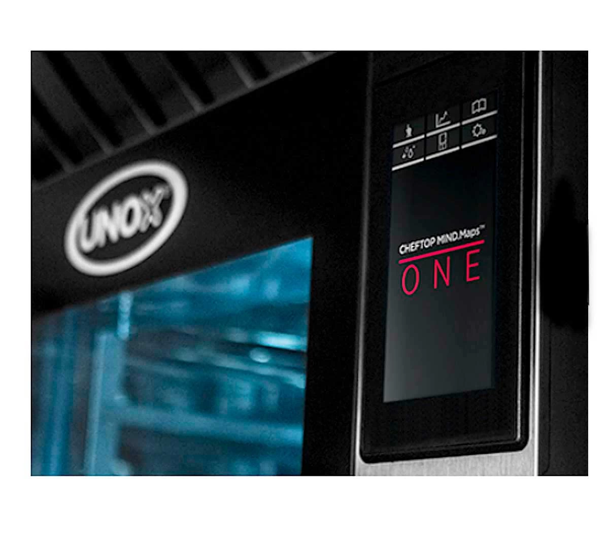 Unox Horno Mixto Cheftop Mind.Maps One Countertop 3 GN 1/1 Elect. 4 Unox Horno Mixto Cheftop Mind.Maps One Countertop 3 GN 1/1 Elect. - Imagen 2