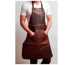 Vulcano Gres Delantal/Mandil De Piel DVG-5